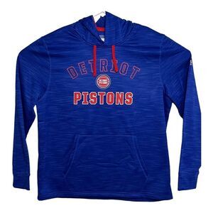 NBA Detriot Pistons Blue Sweatshirt Long Sleeve Size XL New